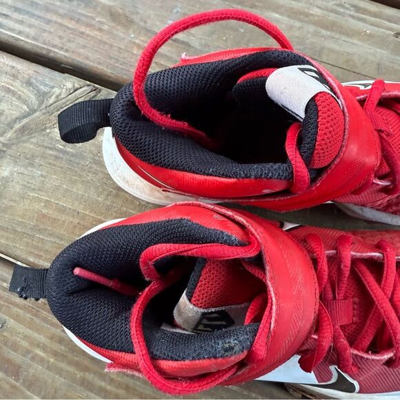 Nike Kids Force Trout 7 Pro 4Y High Top Lace Up Velcro Baseball Cleat - Picture 5 of 11